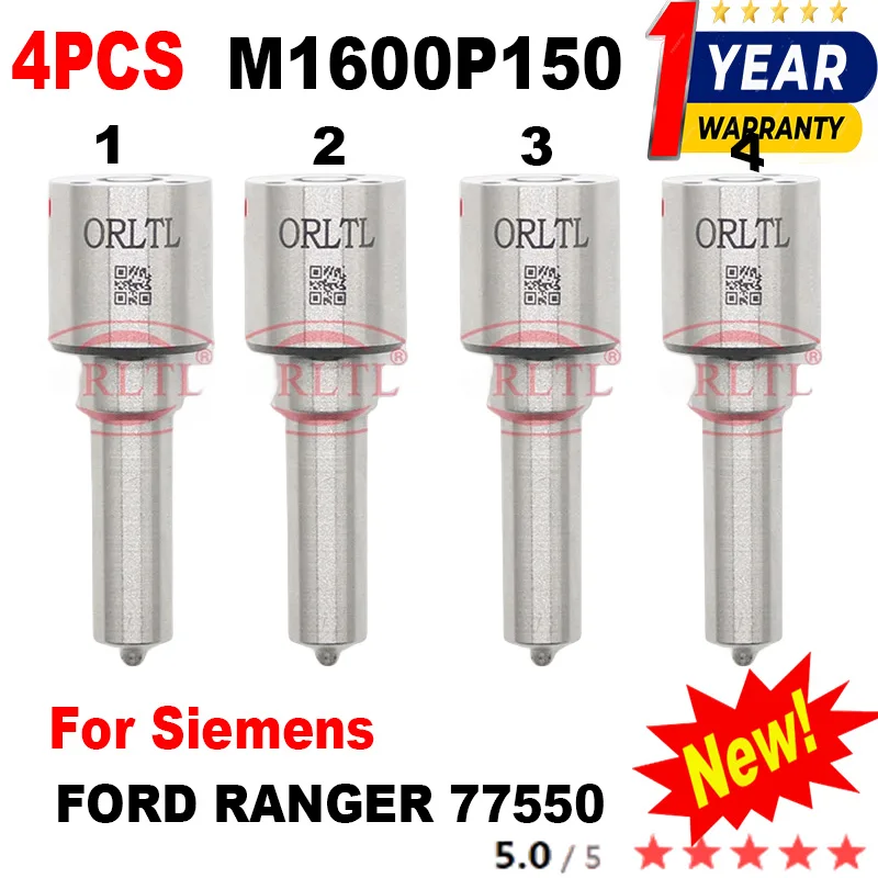 4 шт. M1600P150 DLLA150PM1600 ALLA150PM1600 для Siemens FORD RANGER 77550 дизельная форсунка