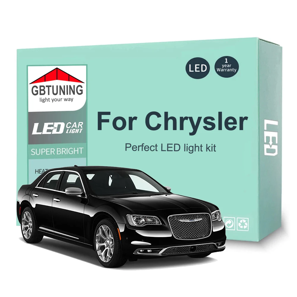 

Комплект светодиодных ламп для салона Chrysler 300 300C 300M 200 Grand Voyager Town Country PT Cruiser Sebring Crossfire Pacifica