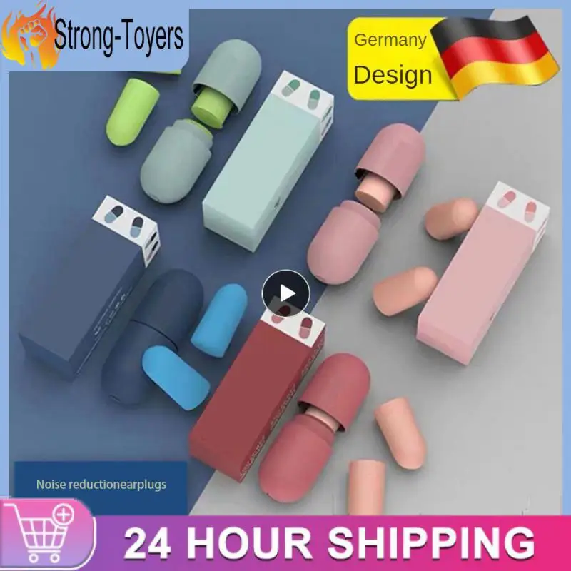 

Rebound Soundproof Soft Slow Mute Anti-noise Ear Plugs Sleeping