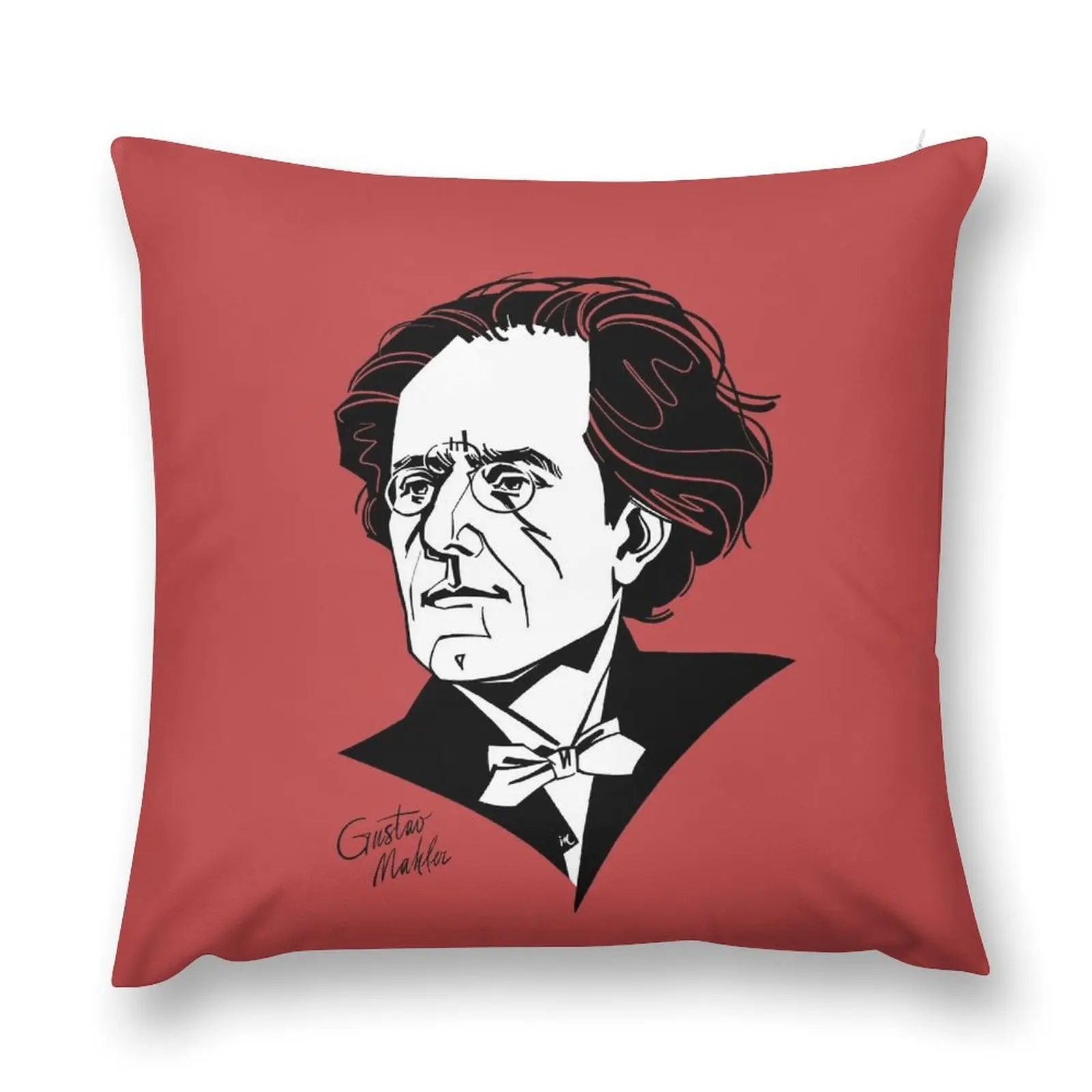 Декоративная подушка в шотландскую клетку Gustav Mahler