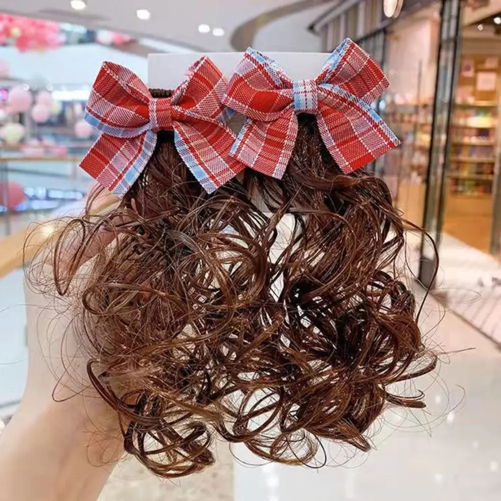 

2 Pcs Butterfly Hairpin Wig Headdress Princess Little Girl Curly Hair Styling Clips Cute Headgear Accessories For Kids