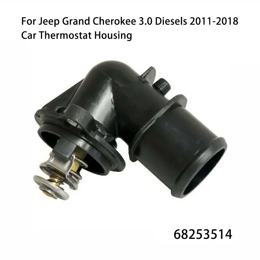 

Auto Thermostat Housing ABS+Metal For Grand Cherokee WK 3.0TD CRD 2011-2018 3.0 Diesel 2E6B5 68253514 68253514AA