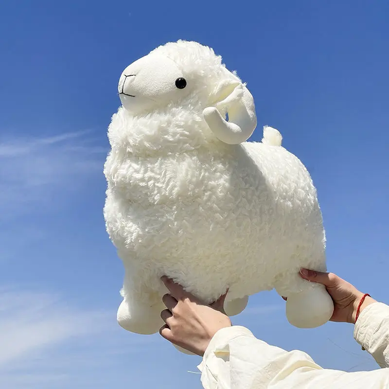 

2022 Cute lovely Cuddly Sheep Toy Soft Stuffed Simulated Animal Toys For Baby Kids Children