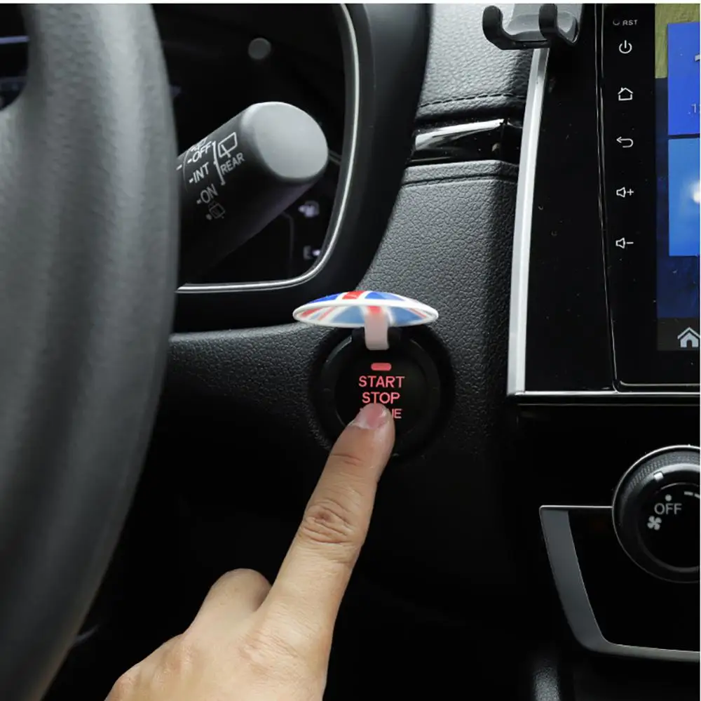 Аксессуары для интерьера флаг Великобритании кнопка зажигания двигателя
