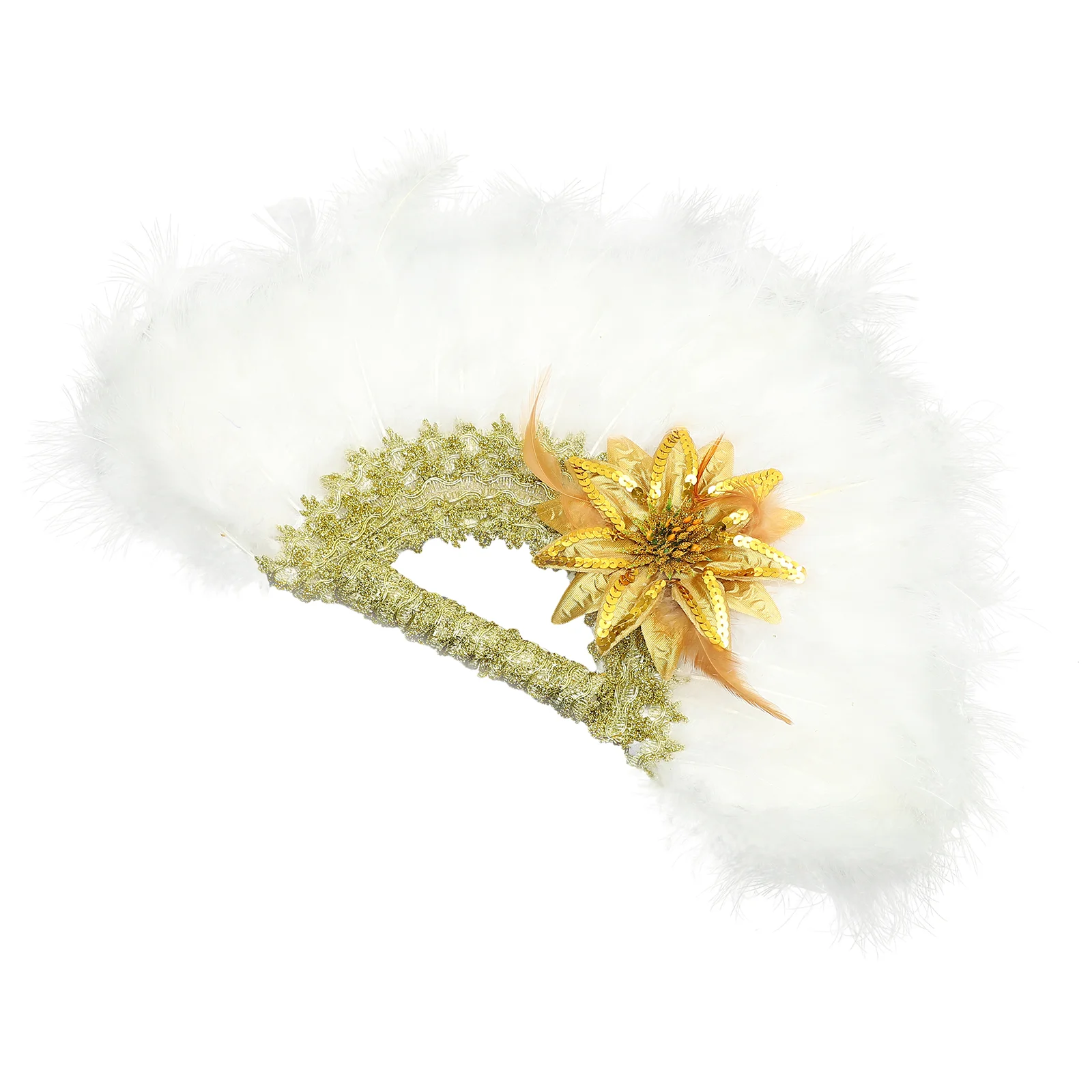 

Fan Hand Fans Wedding Folding Handheld Plume Bridal Dancing Bouquet Decorative Flapper Marabou Vintage Party Show Cosplay Prop