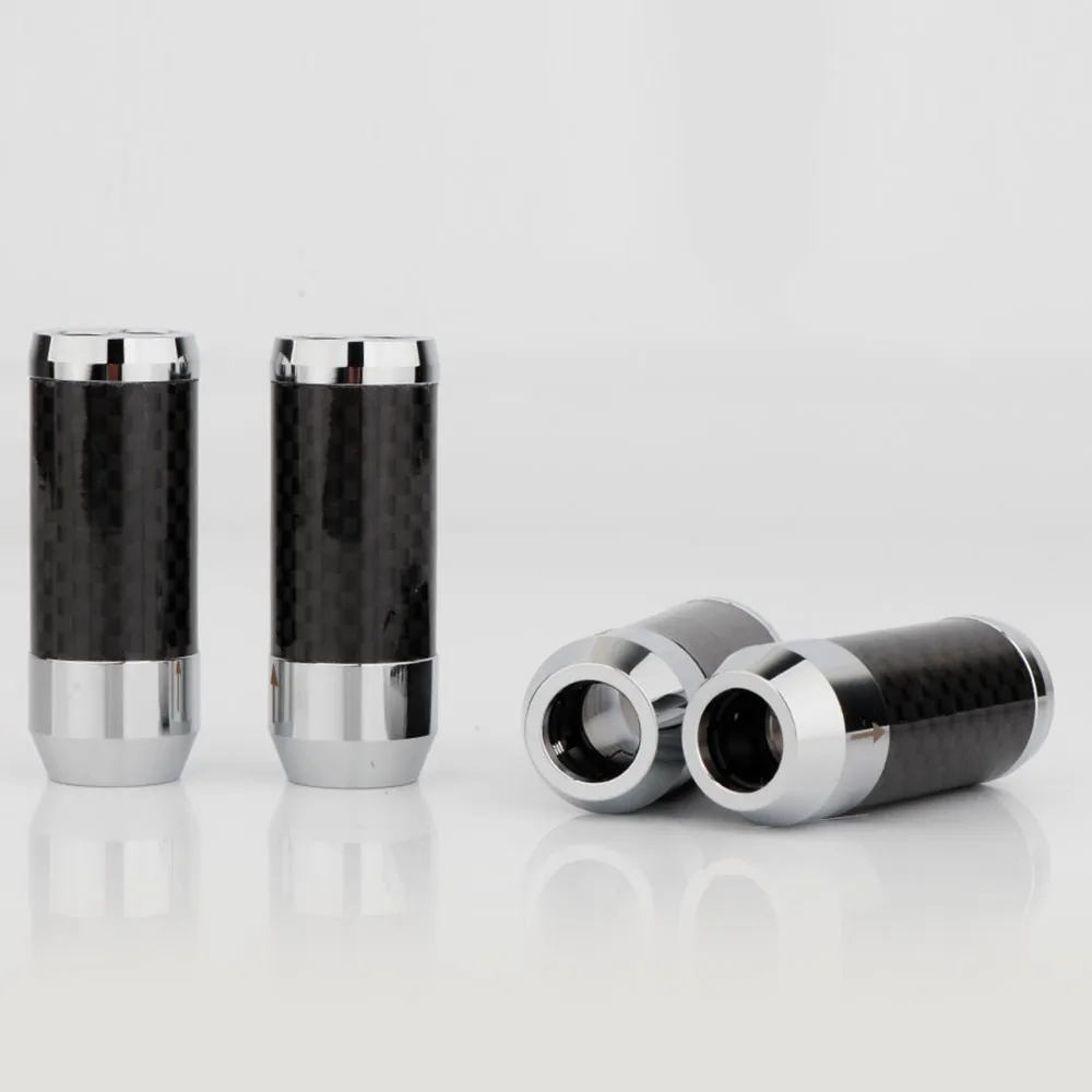 

Preffair AL1107 Stainless Steel Carbon Fiber Pants Boot Y Splitter 1to 2 For DIY Audio Speaker Cable HI-End