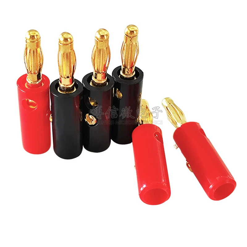 Тестовая вилка типа банан 4 мм в форме фонаря/бананана разъем клеммная колодка