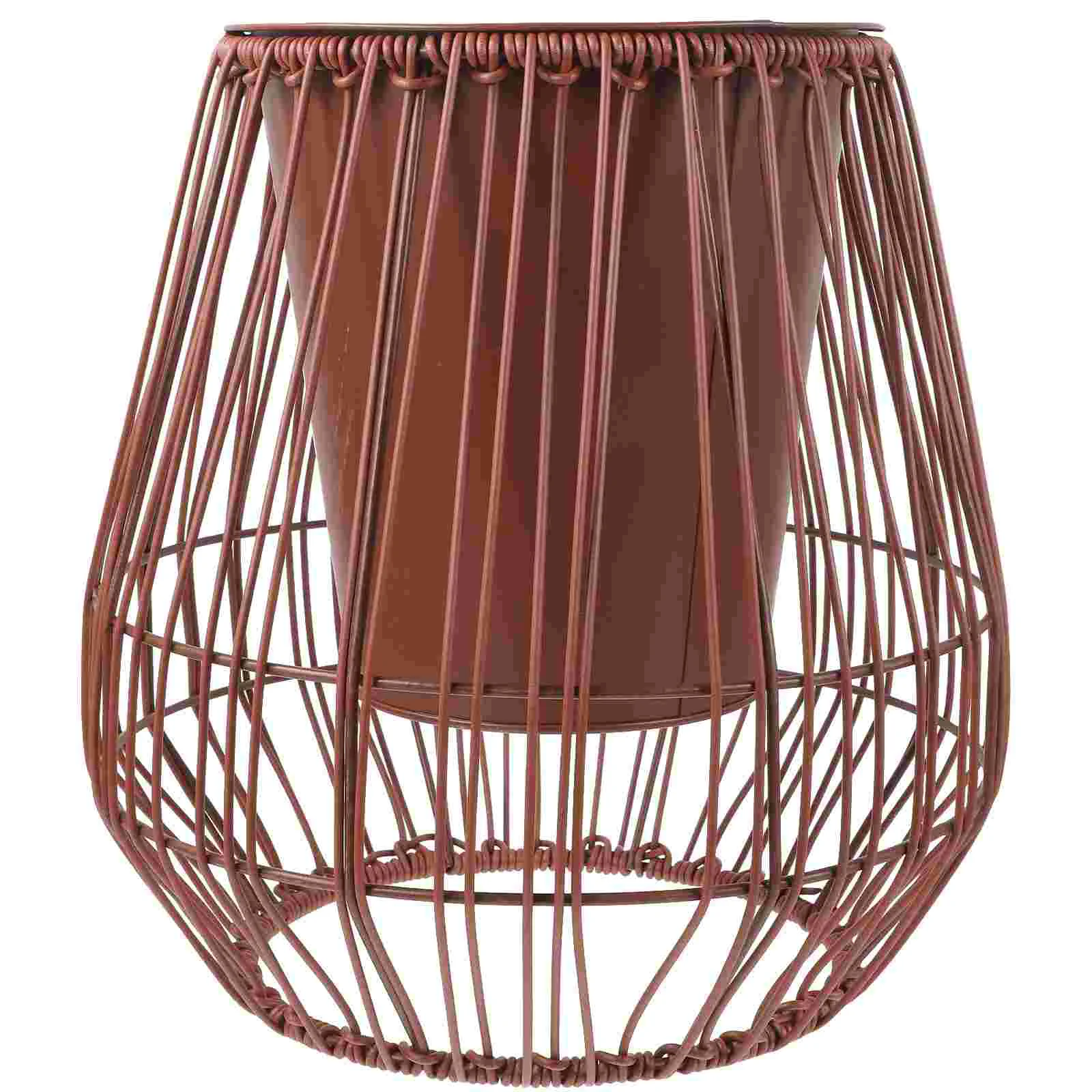 

Decorative Flower Pot Rustic Vase Floor Vase Flower Bucket Dried Flower Pot Garden Planter Decoration Metal Planter Box