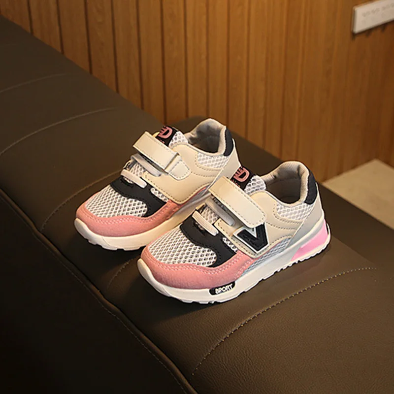 

Children's Mesh Shoes Spring Autumn Baby Boys And Girls Casual Sneakers Breathable Soft Anti-Slip Running Unisex Sports Shoes