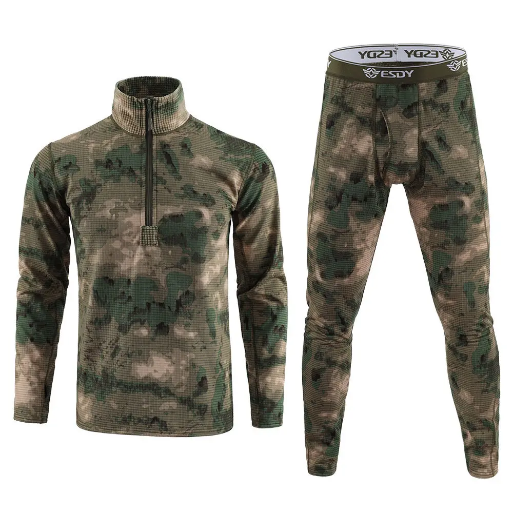 Мужской осенне-зимний комплект нижнего белья Chechen Outdoor теплый и морозостойкий