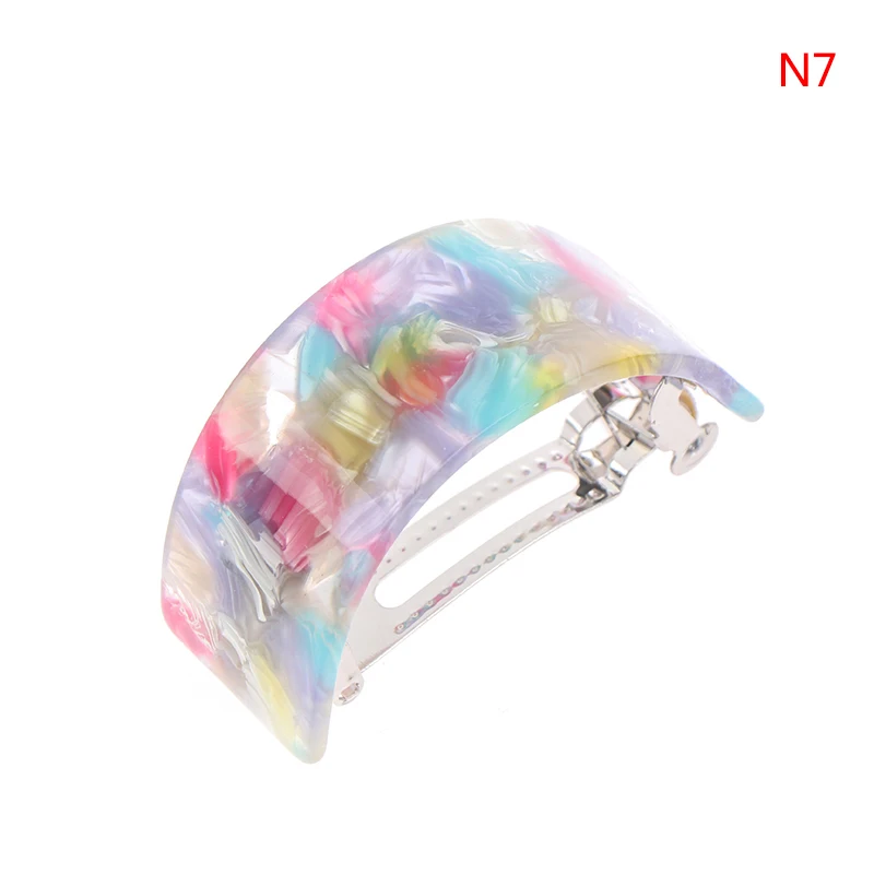 Rectangle Ponytail Barrette Volume Semicircle Hair Clamp | Clips