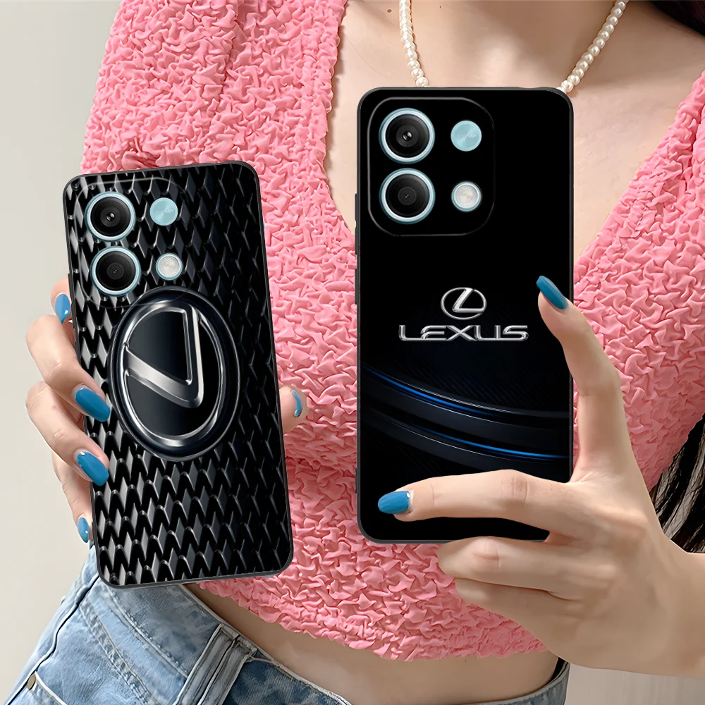 Чехол для мобильного телефона L-Lexuss Xiaomi Redmi Note 13 12 11 10 9 8 7 6 S A Pro Lite Plus 5G черный чехол