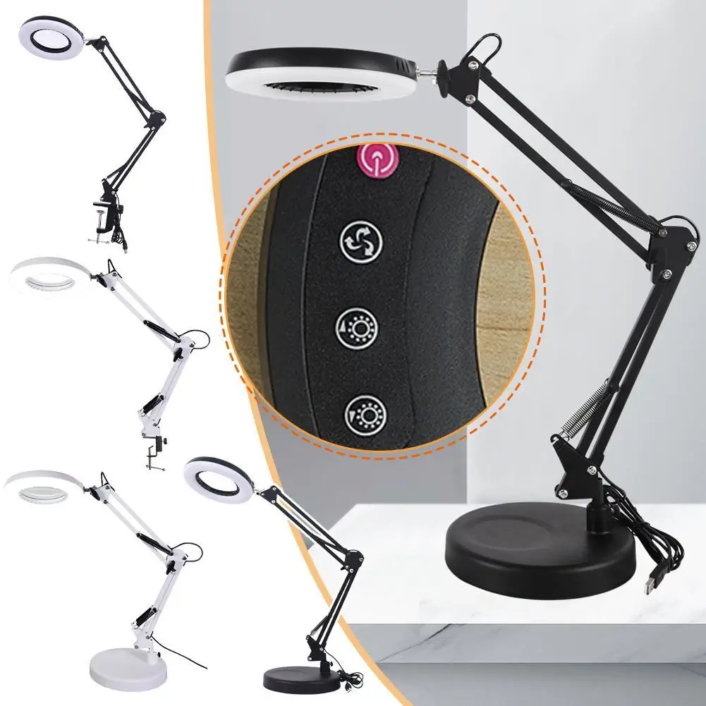 

Beauty Professional Instrument LED Long Arm Maintenance Welding Beauty Lamp, Nail And Eyelash Enhancement Eyebrow Embroidery