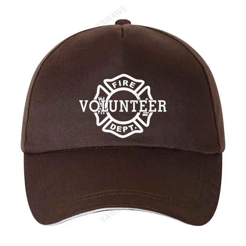 

Baseball Cap Spring Summer Firefighter Voluncapr Fire Rescue yawawe brand Hip Hop Fishing Hat