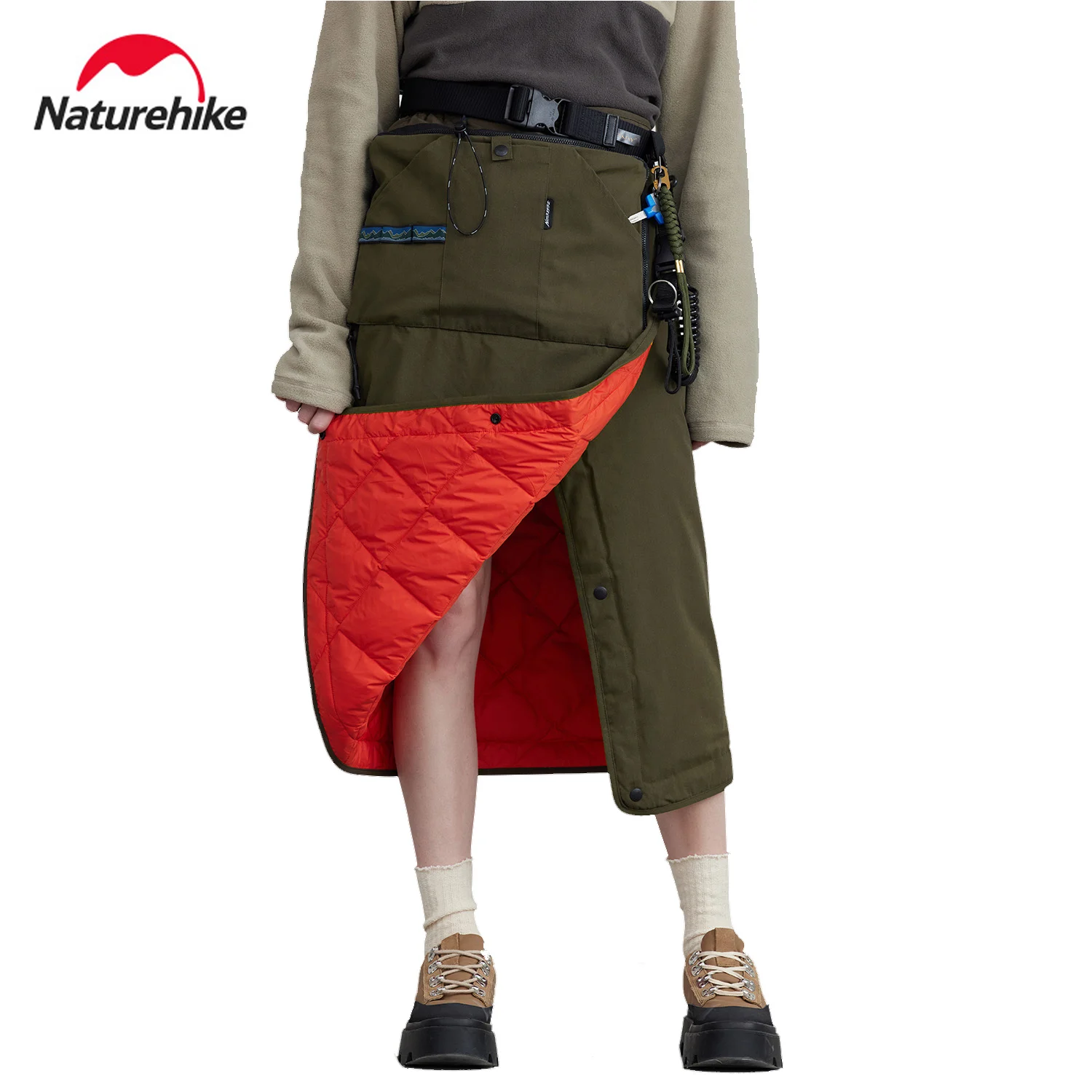 

Naturehike Camping fireproof Thickened Down Apron Blanket Outdoor Travel Indoor Windproof Warm 750FP Goose Down Leg Guards Cover
