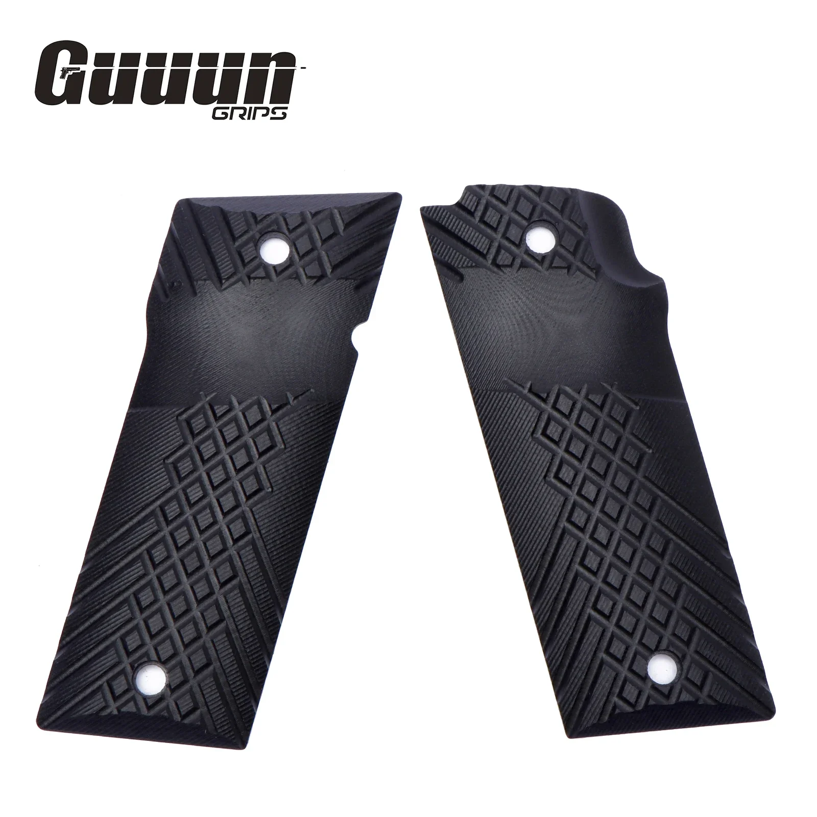 Ручки Guuun G10 для автоматических ручек Coonan 357 Magnum 1911 текстура OPS Crosshatch