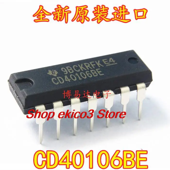 

10pieces Original stock CD40106BE CD40106/HCF40106 DIP-14