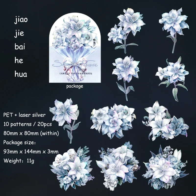 

Стикеры для декупажа JIANWU 20 листов