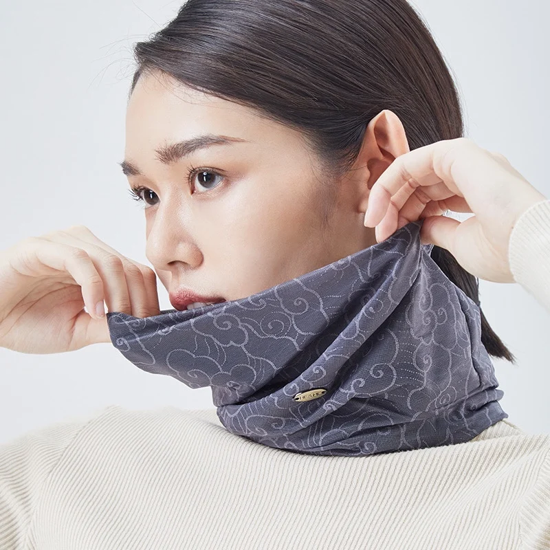 He & Me and Youmei Jialai Spectrum Multi-Functional Scarf Neck Guard French sle Fashion Unisex Official Website Genuine Goo...