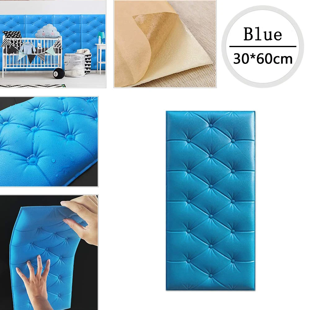 

10 шт., мягкие настенные 3d-наклейки с геометрическим рисунком