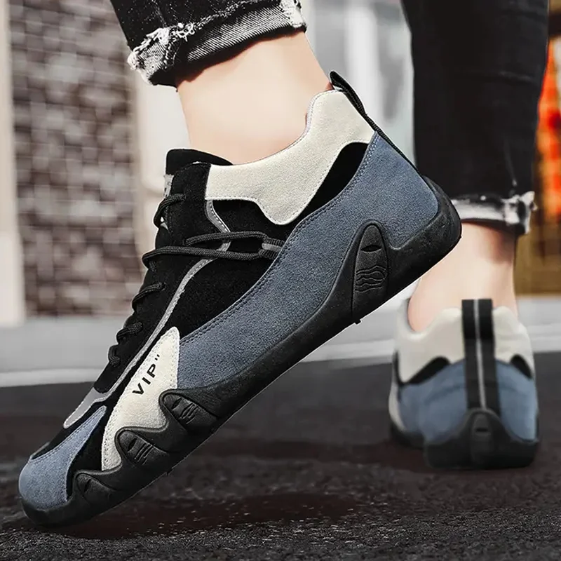 Winter New Fashion Men Shoes Plus Velvet Thickened Non-slip Casual Sports Shoes Trendy Warm All-match Comfortable Walking Shoes
