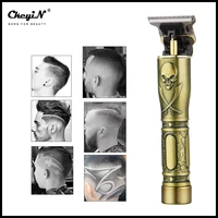 ckeyin mens shaver hair clipper t type 0 head 2 hours fast charge stainless steel bracket is not easy to rust and deform