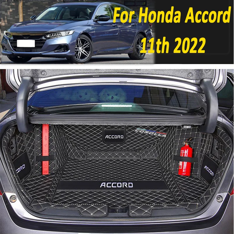

Full Coverage Car Trunk Mats For Honda Accord 11th 2022 Accessories Auto Dust Mat Decoration Special Vehicle Anti-dirty Mat
