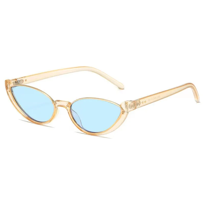 

2022 New Personality Cat-eye Sunglasses Tide Shoot Fashion Versatile Sunglasses Outdoor Cycling Sports Glasses