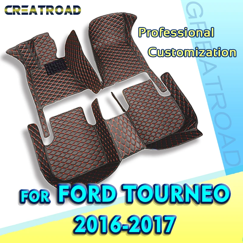 

Car Floor Mats For Ford Tourneo 2016 2017 Custom Auto Foot Pads Automobile Carpet Cover Interior Accessories