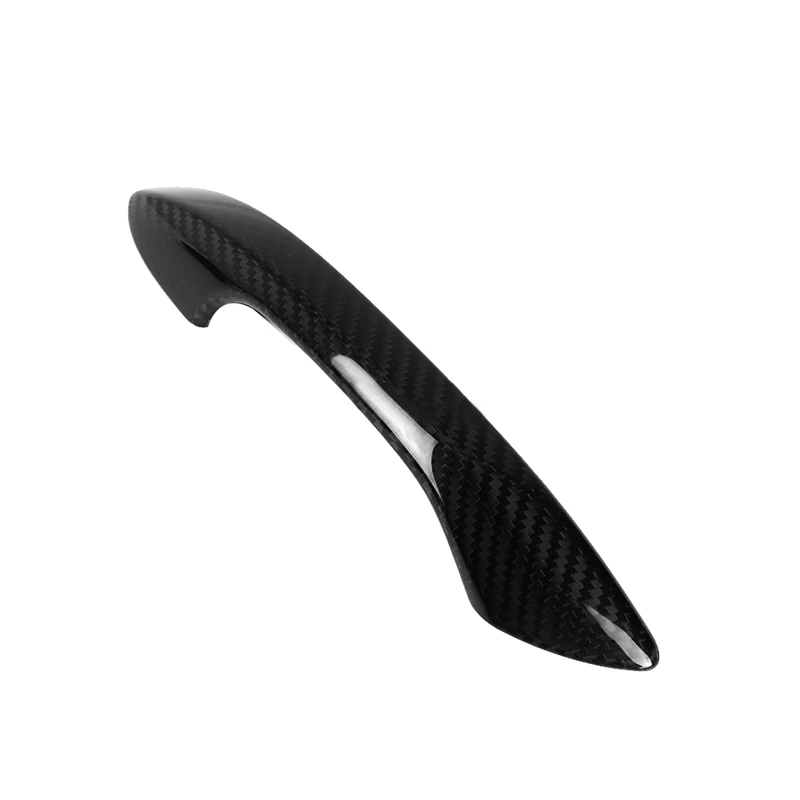 Накладка на дверную ручку автомобиля из настоящего углеродного волокна 2 шт. для