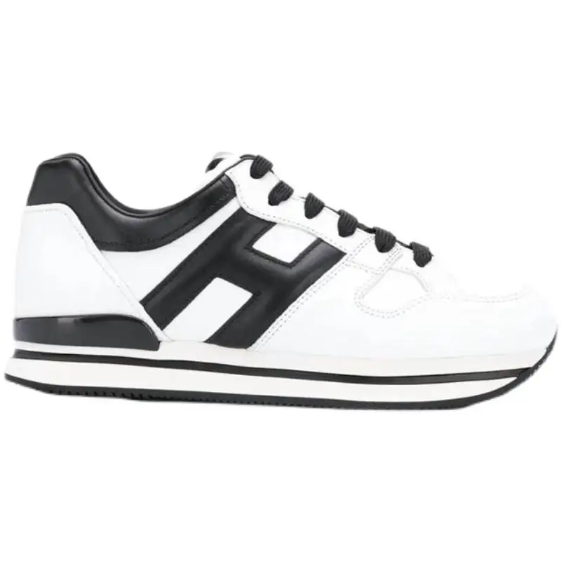 Hogan Casual Genuine Leather Platform Sneakers Shoes for Women Sneakers Women Women Shoes Designer Shoes Men Shoes
