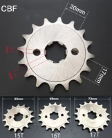 1pcs motorcycle sprocket 428 14t15t16t17t teeth for cbf125 150 with retainer plate locker motorcycle dirt