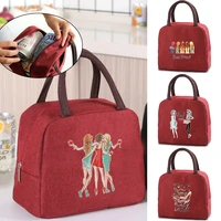 thermal lunch bag women portable camping picnic lunch bag keep food cooler waterproof insulated bags child lunch bento pouch