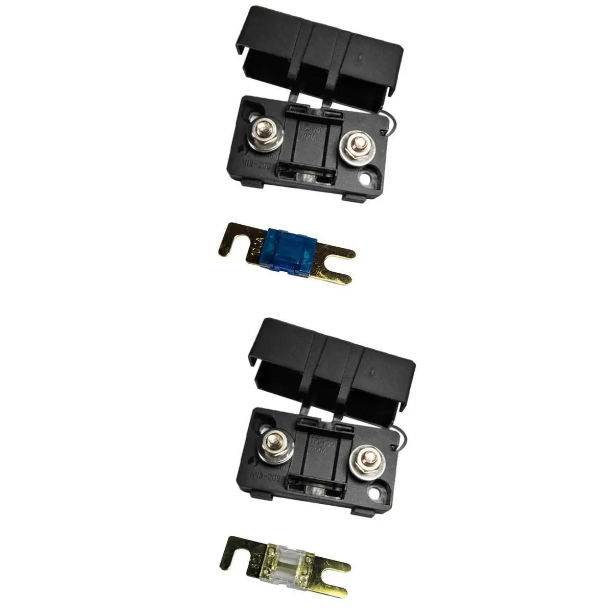 Сверхмощный держатель предохранителя ANS Midi небьющаяся база для RV Car 80A + 100A |