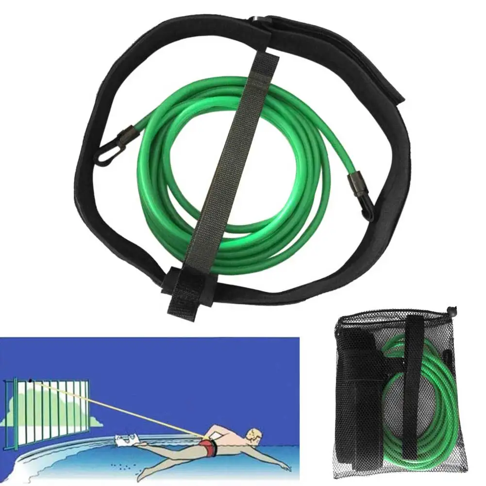 

Safe Belt Exerciser Stationary Swim Training Leash Resistance Bands Ankle Lap Elastic Bungee Tether Universal Cords Harness