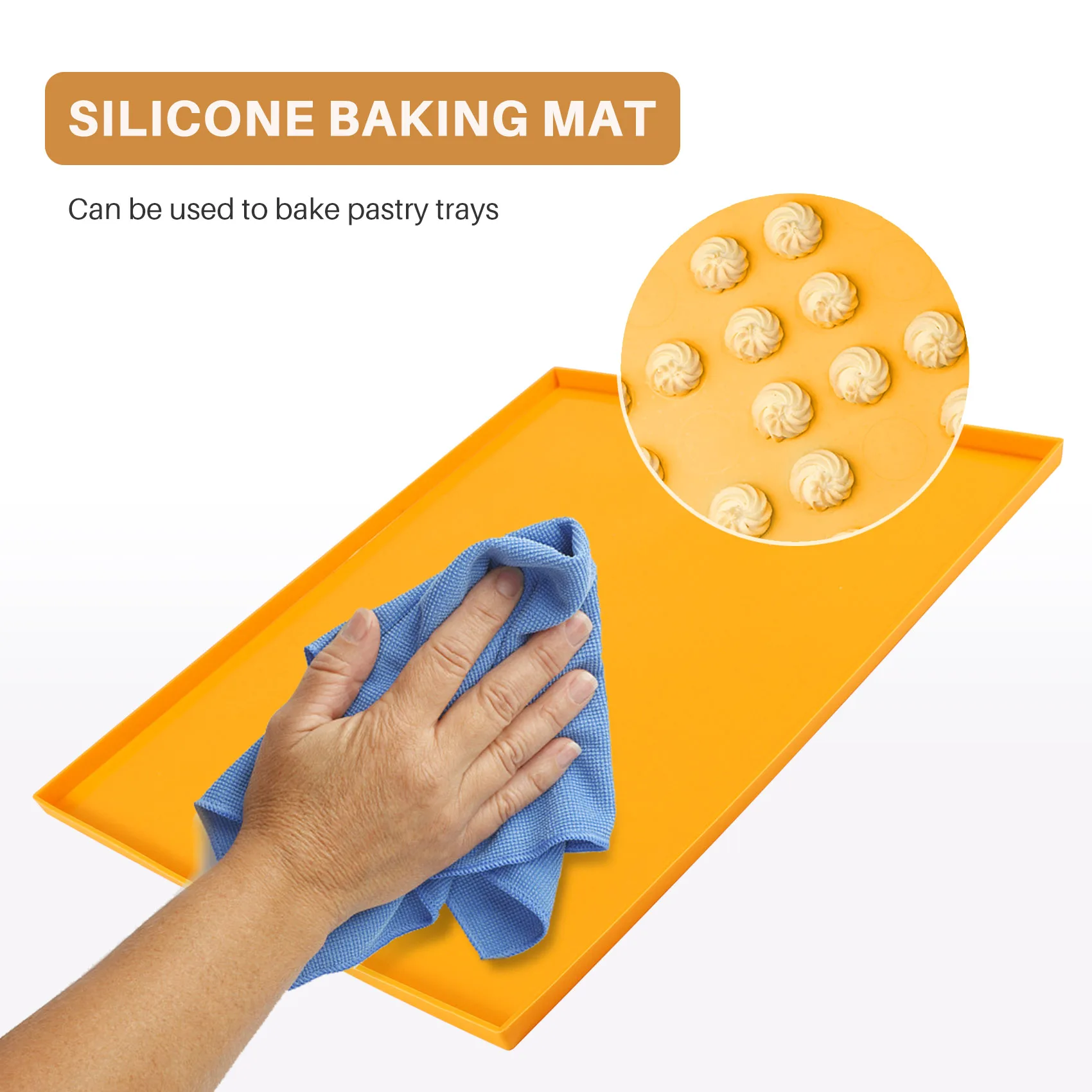 Силиконовый коврик для выпечки в виде желе