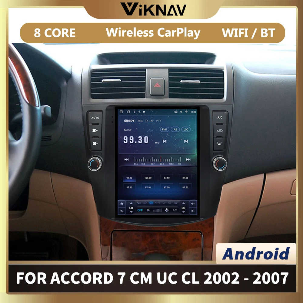 

Автомагнитола на Android 10, 9,7 дюйма, для Honda Accord 7 CM UC CL 2002-2007, GPS-навигация, мультимедийный плеер с carplay, радио Google
