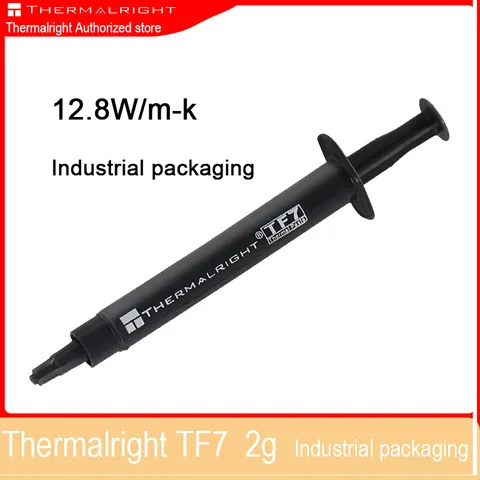 Термоправая термопаста TF7 2g промышленная упаковка 12,8 вт/м-к термопаста охлаждающая паста