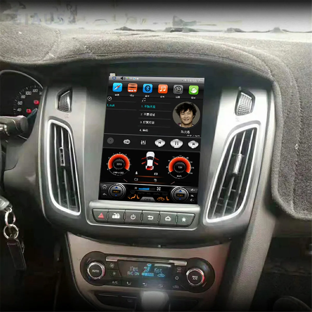 Автомобильный радиоприемник на Android 12 для Ford Focus Mk3 2012-2017 мультимедийный плеер 2Din
