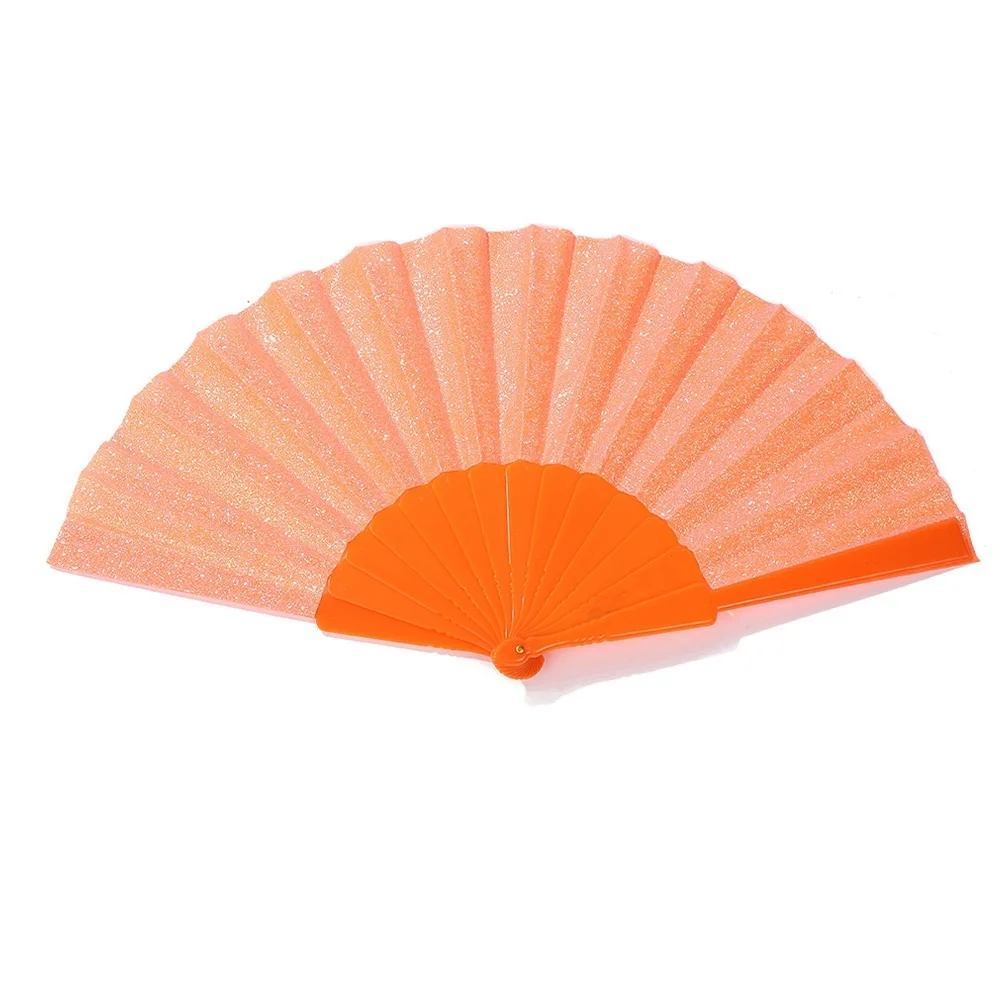 

Блестящий складной веер 23 см