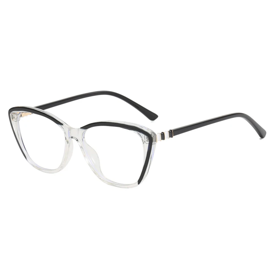 Модные очки Tr90 с защитой от синего света ретро для мужчин прозрачные линзы