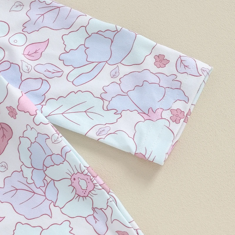 Новорожденные Платья с цветочным рисунком длинным рукавом Детская сумка для сна