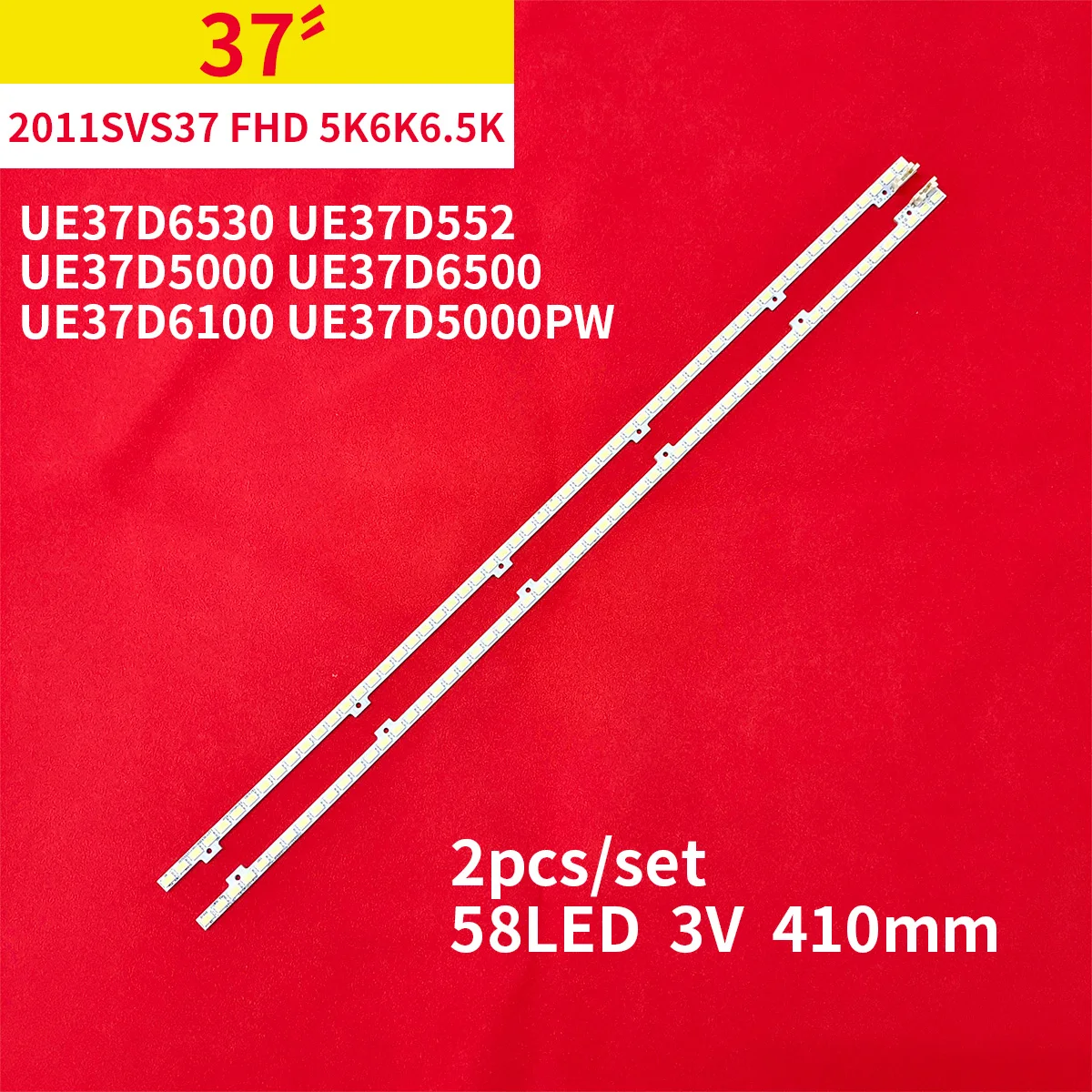 Светодиодная лента для подсветки телевизора Samsung 37 дюймов, 2 шт./1 комплект for Samsung 37