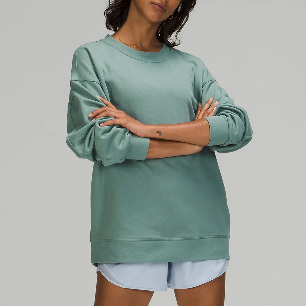 Lulu Women Sports T-shirt for Long Sleeve Workout Top Yoga Casual Sport Gym Fitness Crop Top Jogging Home Sportwear Blouses