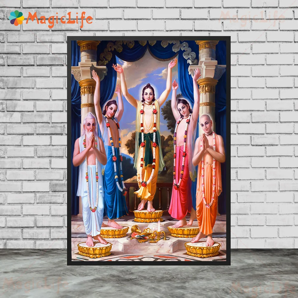 

Индуистский миф, религия, Кришна, постеры, настенные панно для гостиной, скандинавский постер, настенная живопись на холсте, без рамы