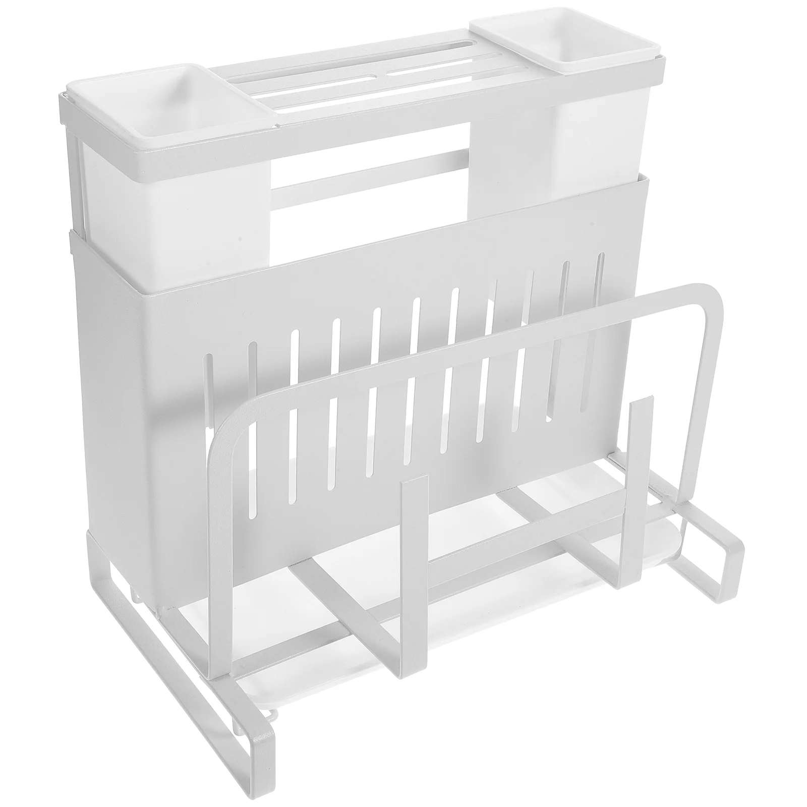 

Holder Stand Kitchen Spatulas Storage Wall Mounted Display Utensil Bins Spoon Scissor Rack Cover Frame