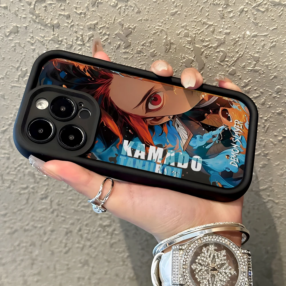 Чехол для телефона Demon Slayer Nezuko Kyoujurou Oppo A78 A58 A57 A54 A38 Reno 12 11 10 8 7 T Z F Pro Plus 4G 5G Soft Cover Funda