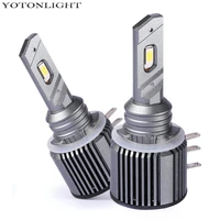 yotonlight super h15 led bulb canbus wit drl 60w 20000lm car headlight led lamp h15 running light for vw golf 7 audi a3 a6 edge