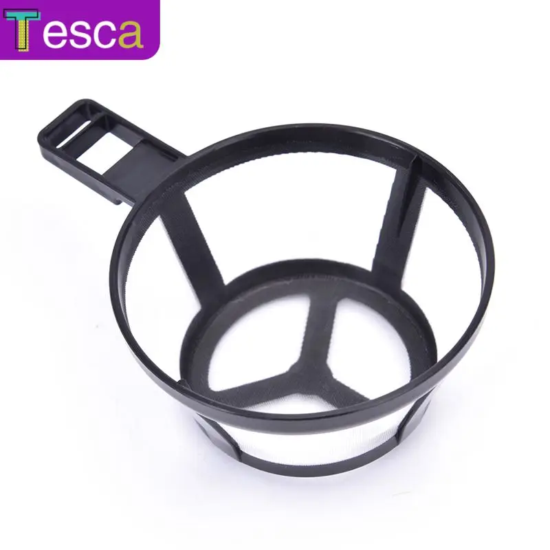 

Reusable coffee pot filter coffee machine nylon filter tea brewer filter Dripper Mesh Basket with Handle Kitchen Gadgets Tools