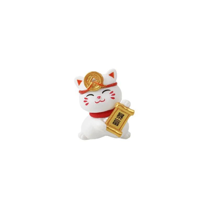 Мультяшные украшения Maneki Neko фигурка животного модель кошки свиньи счастливое